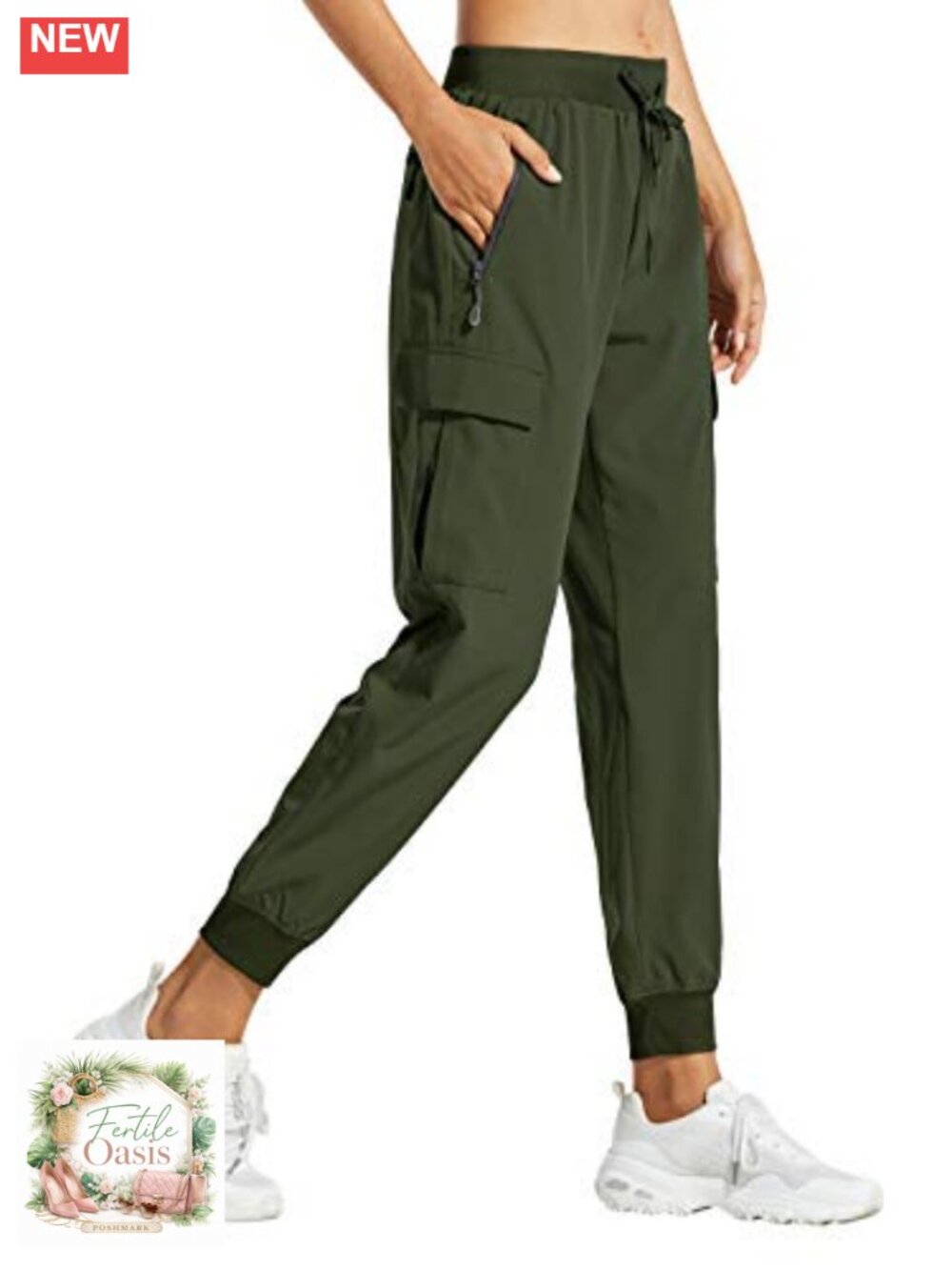 Women's Quick Dry Hiking Cargo Pants Joggers UPF 50+